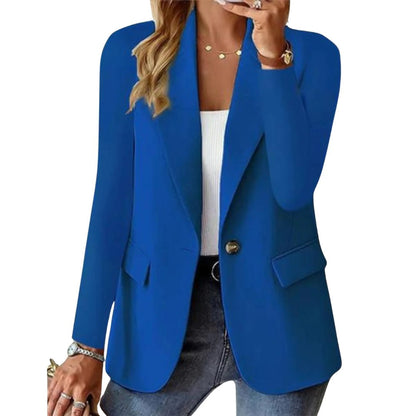 Lila | Blazer Femme Manches Longues Bouton Unique - Image 4