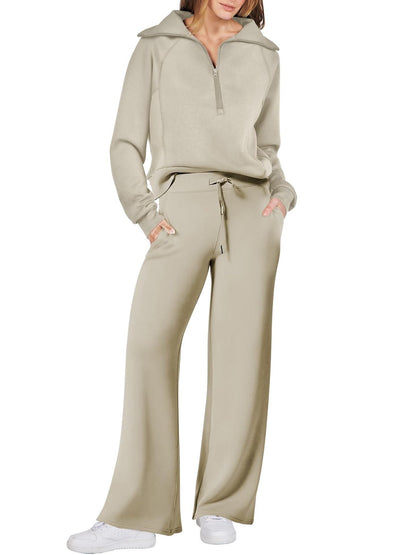 Juliette | Ensemble de survêtement décontracté pour femme - Taille élastiquée à cordon - Image 15