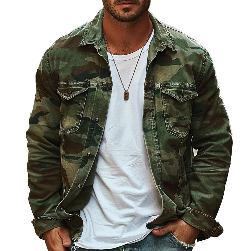 Julio | Veste à Manches Longues Camouflage Homme - Image 1