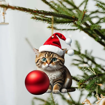 Julekatte-ornament - Sød og festlig juletræspynt
