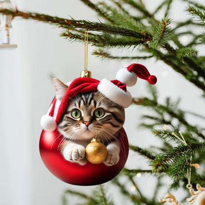 Julekatte-ornament - Sød og festlig juletræspynt