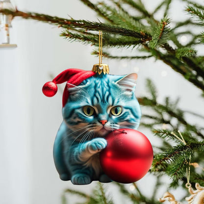 Julekatte-ornament - Sød og festlig juletræspynt