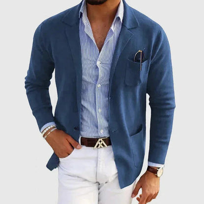 Klassisk blazer til mænd med hakrevers