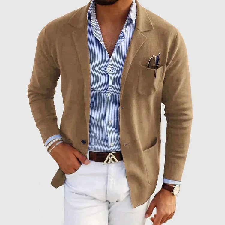 Klassisk blazer til mænd med hakrevers