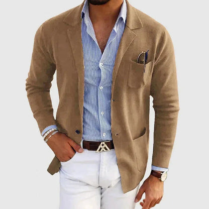 Klassisk blazer til mænd med hakrevers