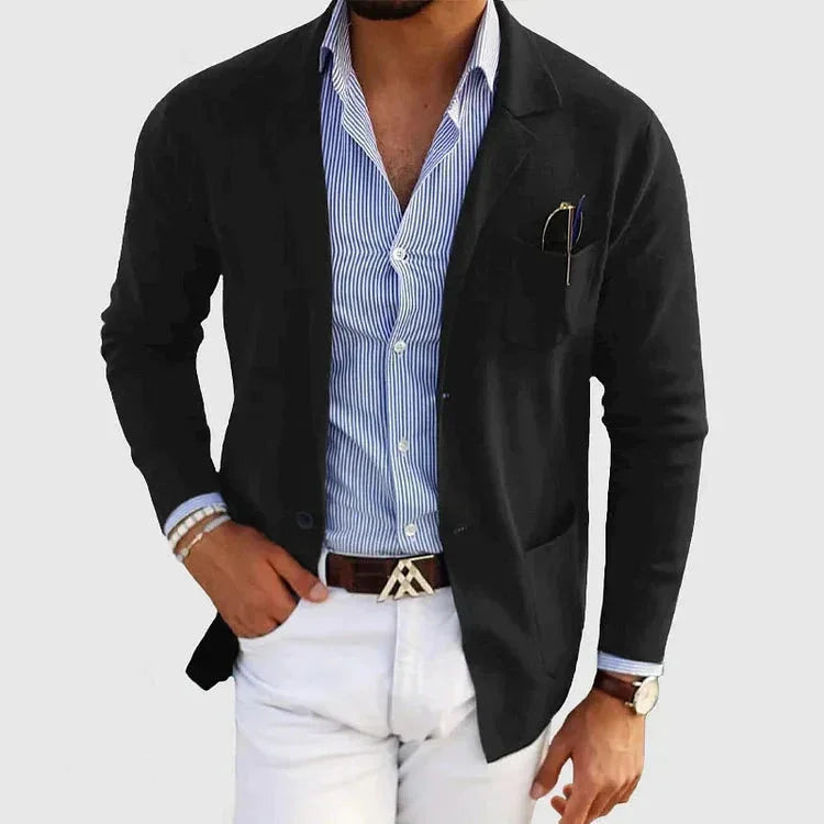 Klassisk blazer til mænd med hakrevers