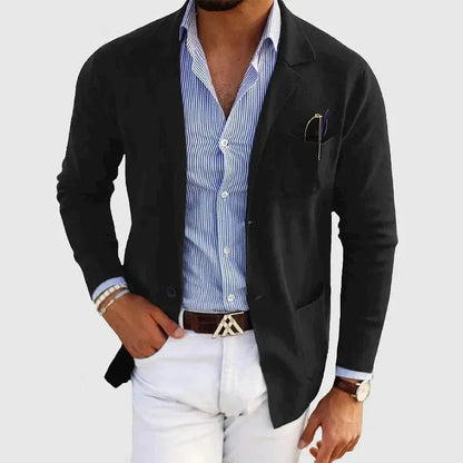 Klassisk blazer til mænd med hakrevers