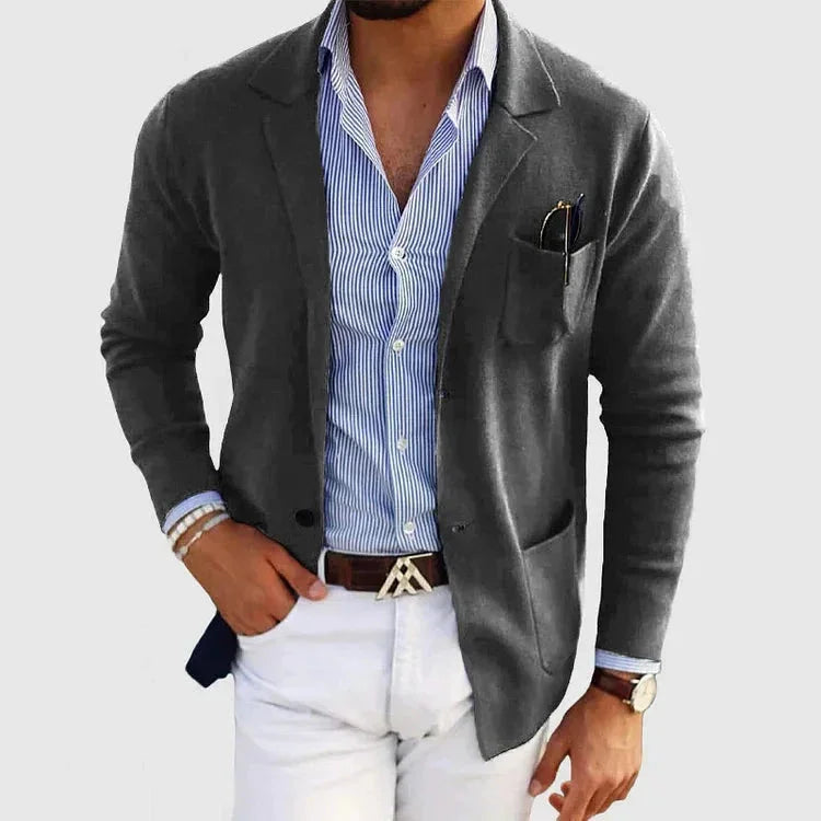 Klassisk blazer til mænd med hakrevers