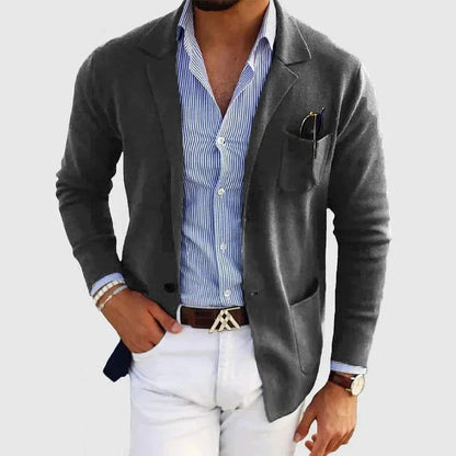 Klassisk blazer til mænd med hakrevers