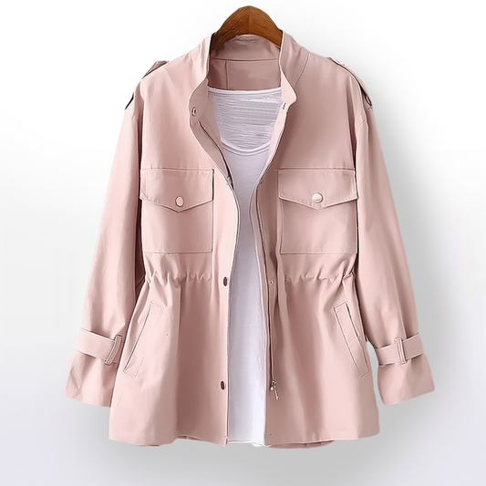 Kort trenchcoat til kvinder