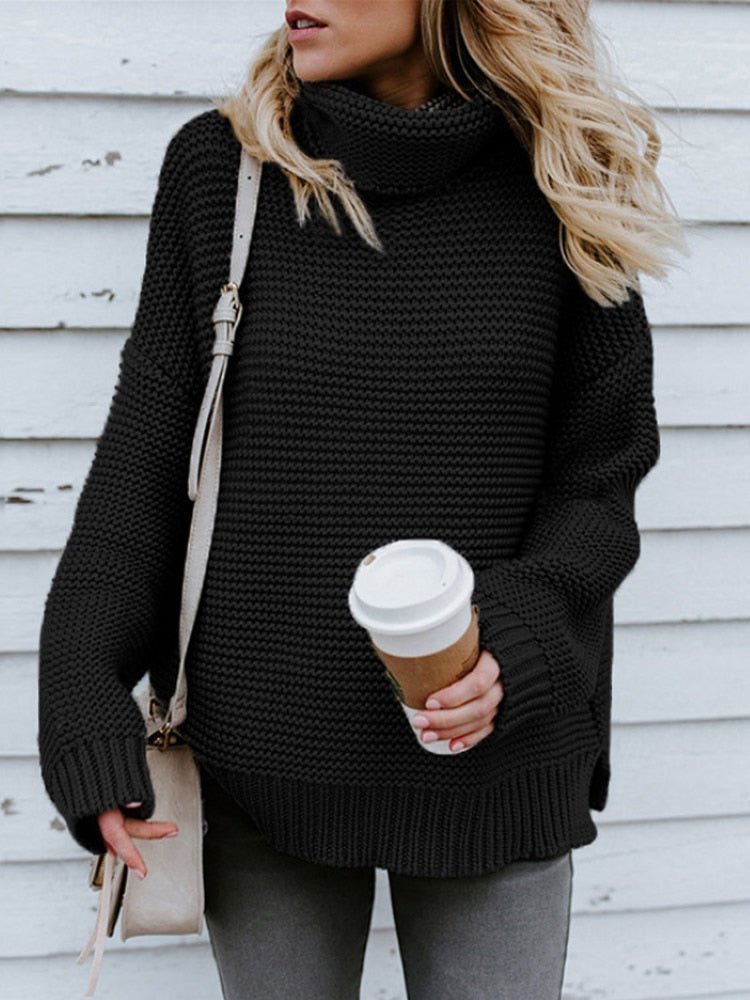 Line | Pull ample à col roulé pour femme - Image 9
