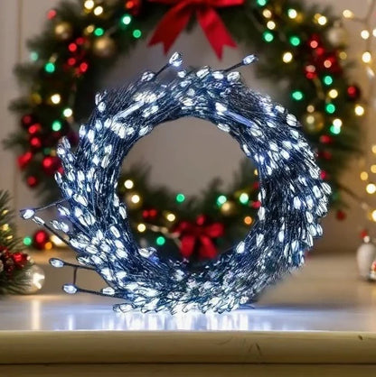 LED-klyngekæde med fjernbetjening og 8 funktioner