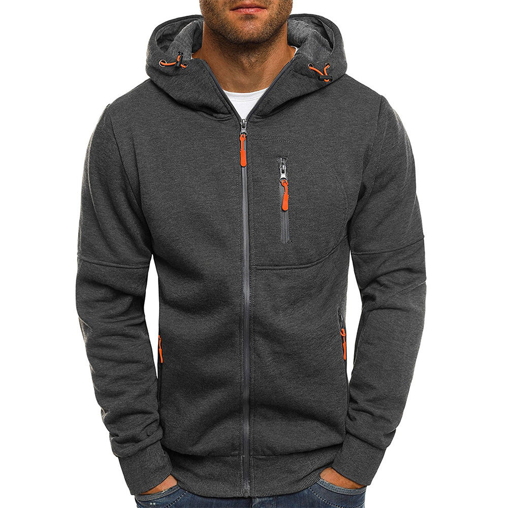 Erwan | Sweat à Capuche Zippé Ajusté Homme - Image 9
