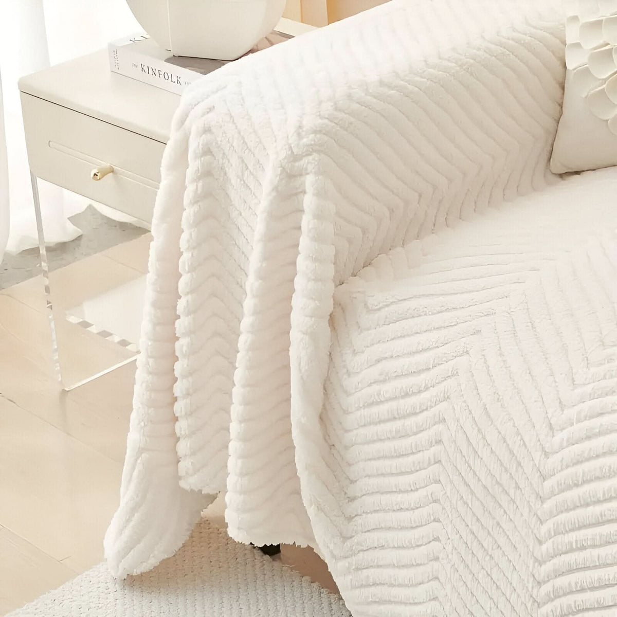 LuxuraWrap Sofa Betræk – Skridsikker Kæledyrsvenlig Sofa Beskytter