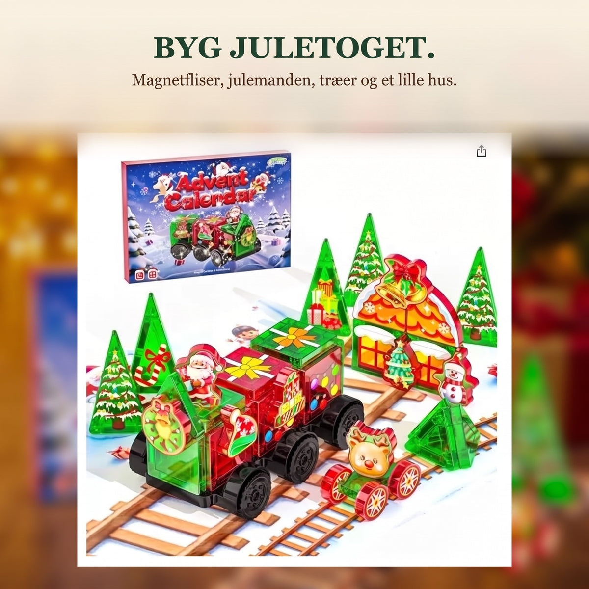 Julekalender med Magnettoget, 45 Magnetbrikker