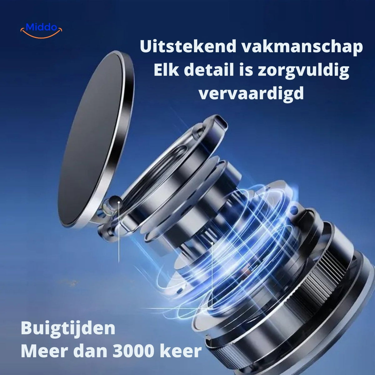 Magnevo™ Telefonholder | 360° Rotérbar, MagSafe og Kompakt
