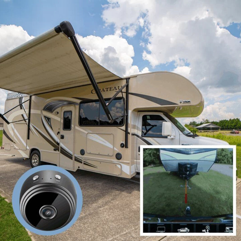 Lindegade | 1080p Magnetisk WiFi Mini Kamera-RV Campingvogn Bakkamera