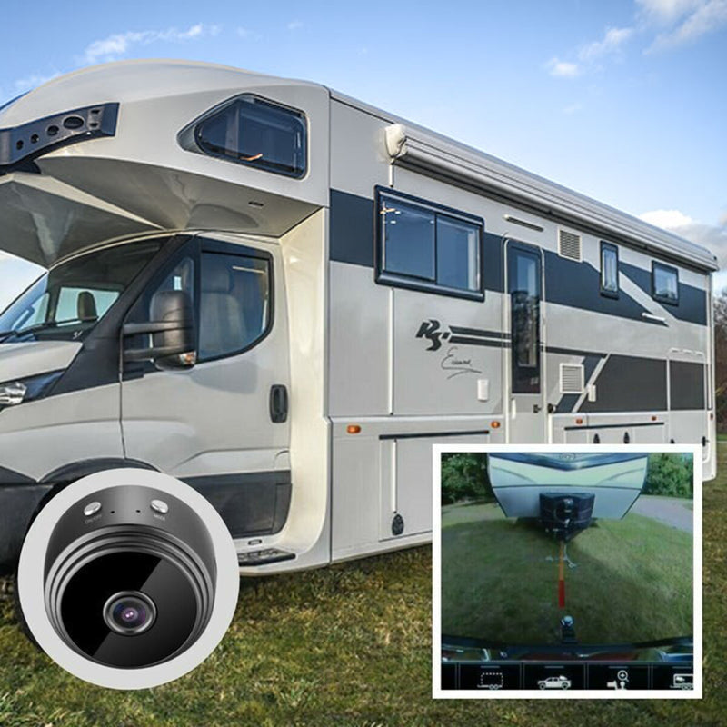 Lindegade | 1080p Magnetisk WiFi Mini Kamera-RV Campingvogn Bakkamera