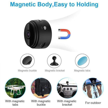 Lindegade | 1080p Magnetisk WiFi Mini Kamera-RV Campingvogn Bakkamera
