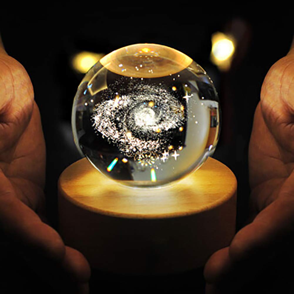 Lindegade | 3D Planet Krystal Kugle
