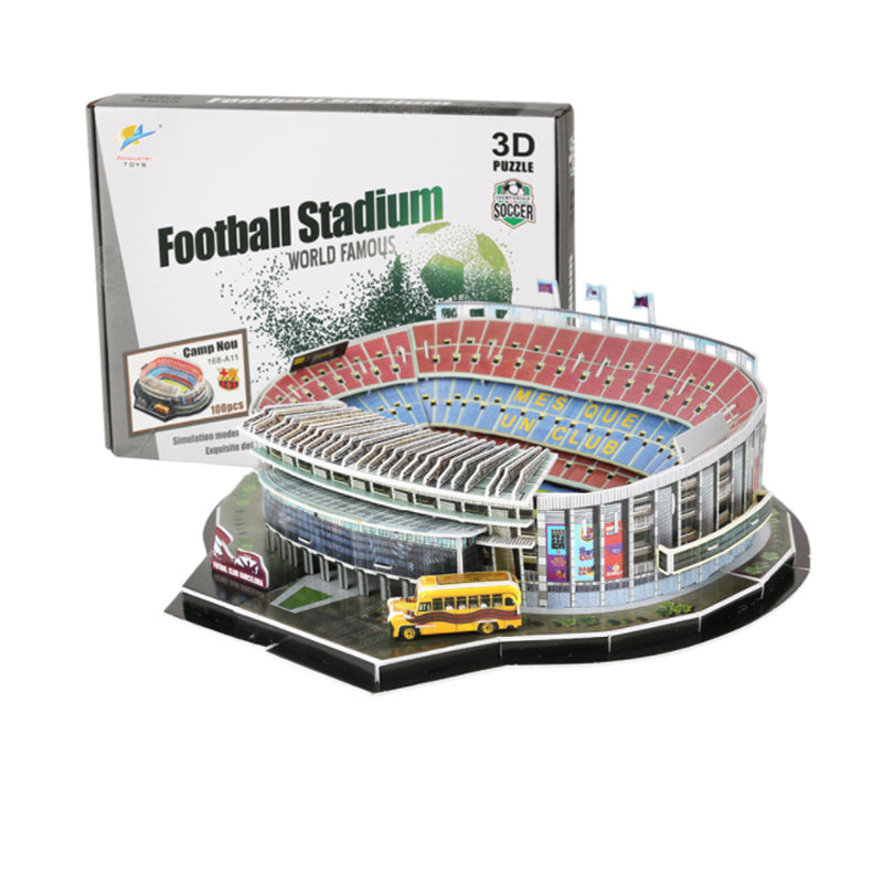 Lindegade | 3D Puslespil Fodboldstadion