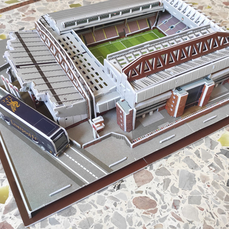 Lindegade | 3D Puslespil Fodboldstadion