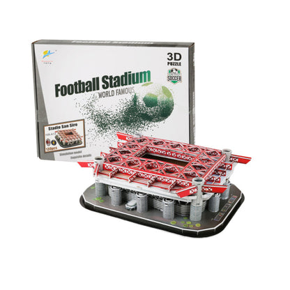 Lindegade | 3D Puslespil Fodboldstadion