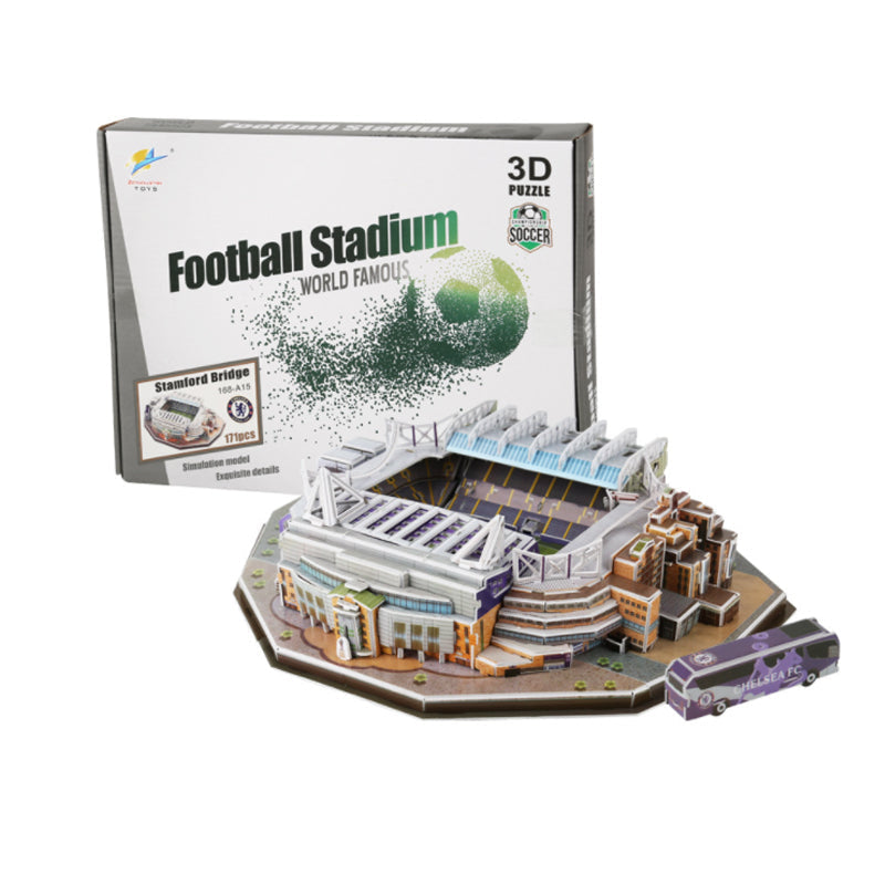 Lindegade | 3D Puslespil Fodboldstadion