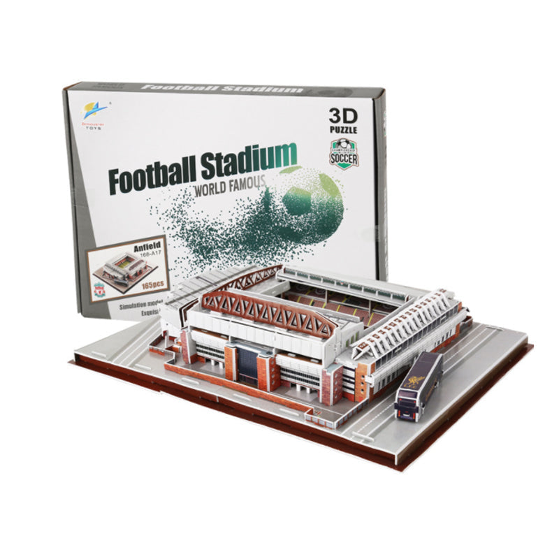 Lindegade | 3D Puslespil Fodboldstadion