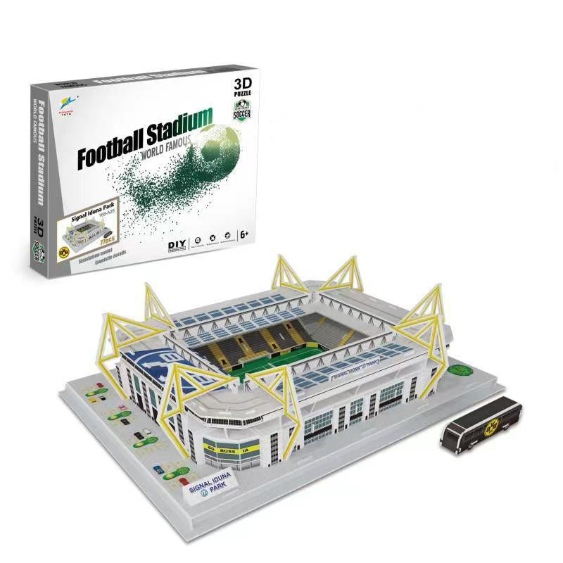 Lindegade | 3D Puslespil Fodboldstadion