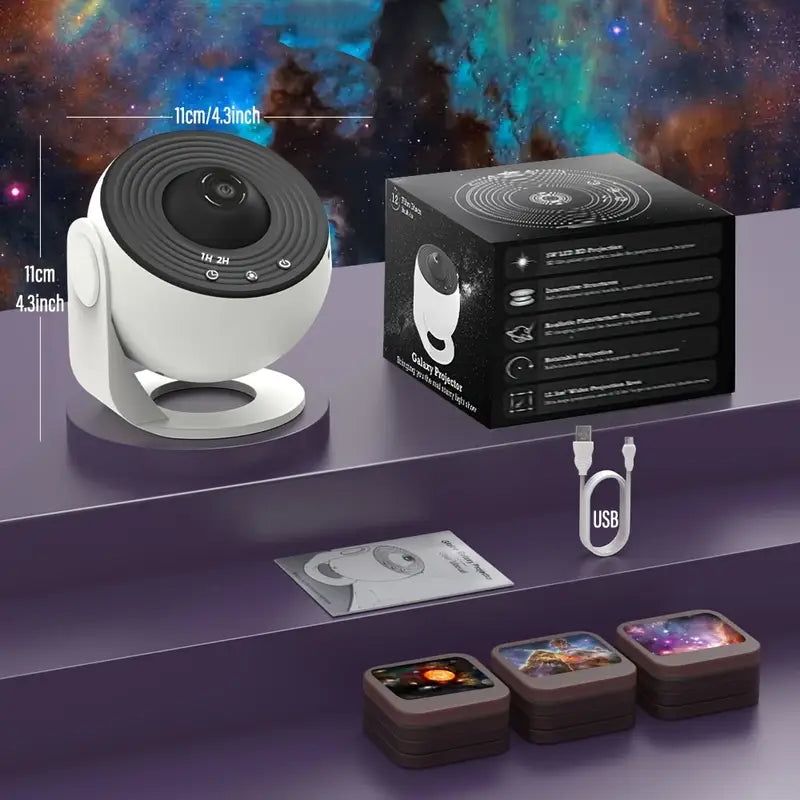 Lindegade | Celestial Dreams: 360° Planetarium Galaxy Projektor - Dækkende til hele rummet