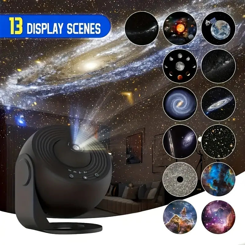 Lindegade | Celestial Dreams: 360° Planetarium Galaxy Projektor - Dækkende til hele rummet