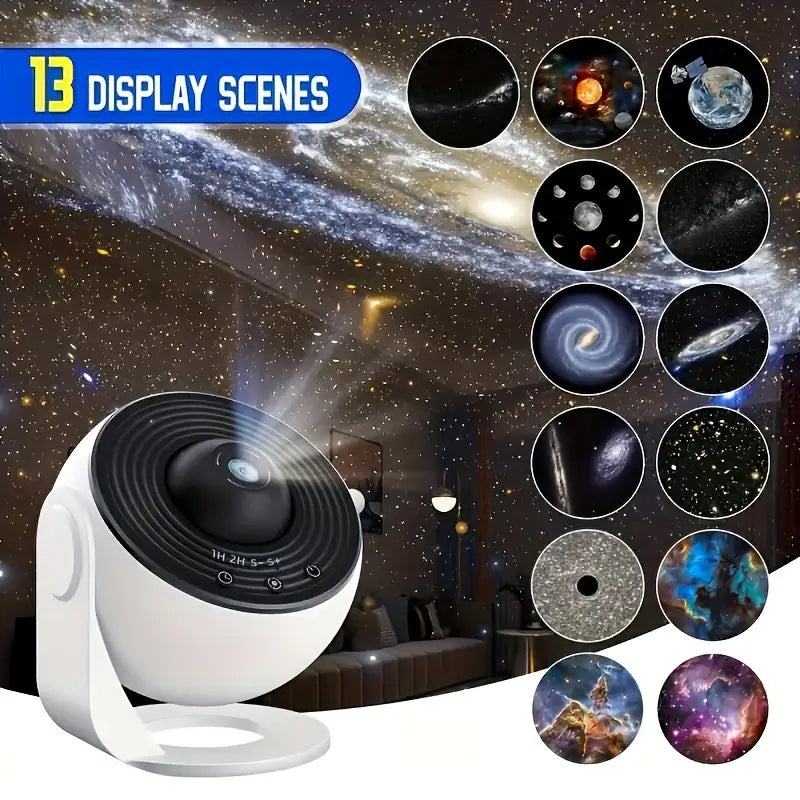 Lindegade | Celestial Dreams: 360° Planetarium Galaxy Projektor - Dækkende til hele rummet