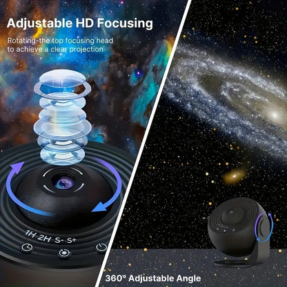 Lindegade | Celestial Dreams: 360° Planetarium Galaxy Projektor - Dækkende til hele rummet