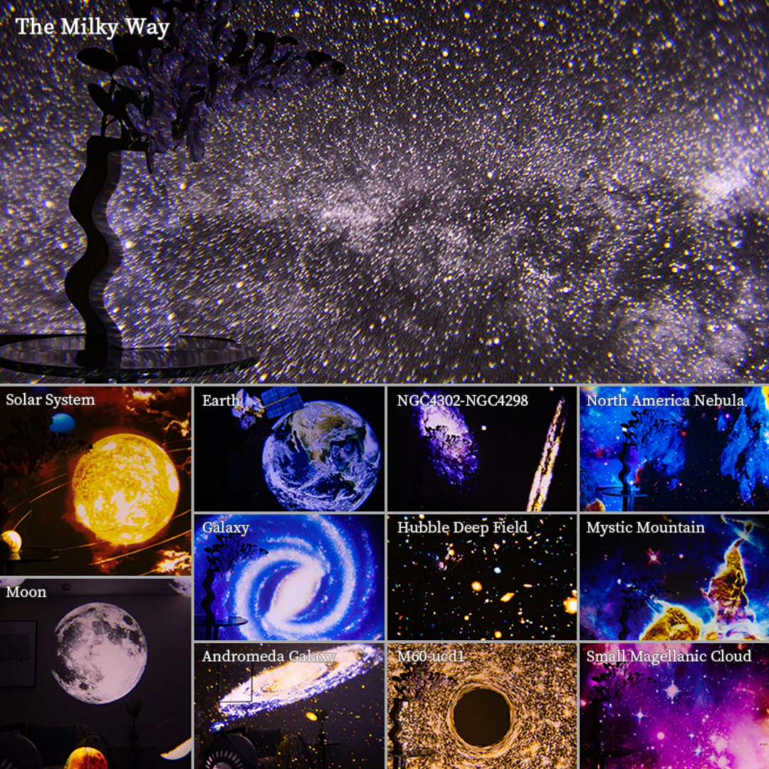 Lindegade | Celestial Dreams: 360° Planetarium Galaxy Projektor - Dækkende til hele rummet