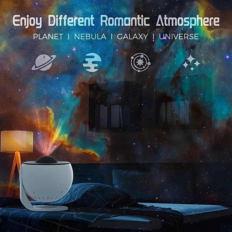 Lindegade | Celestial Dreams: 360° Planetarium Galaxy Projektor - Dækkende til hele rummet