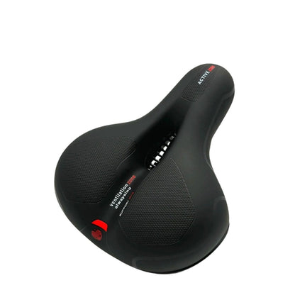 Lindegade | CloudComfort Pro Cykelsæde | Trykaflastende Memory Foam | Sort