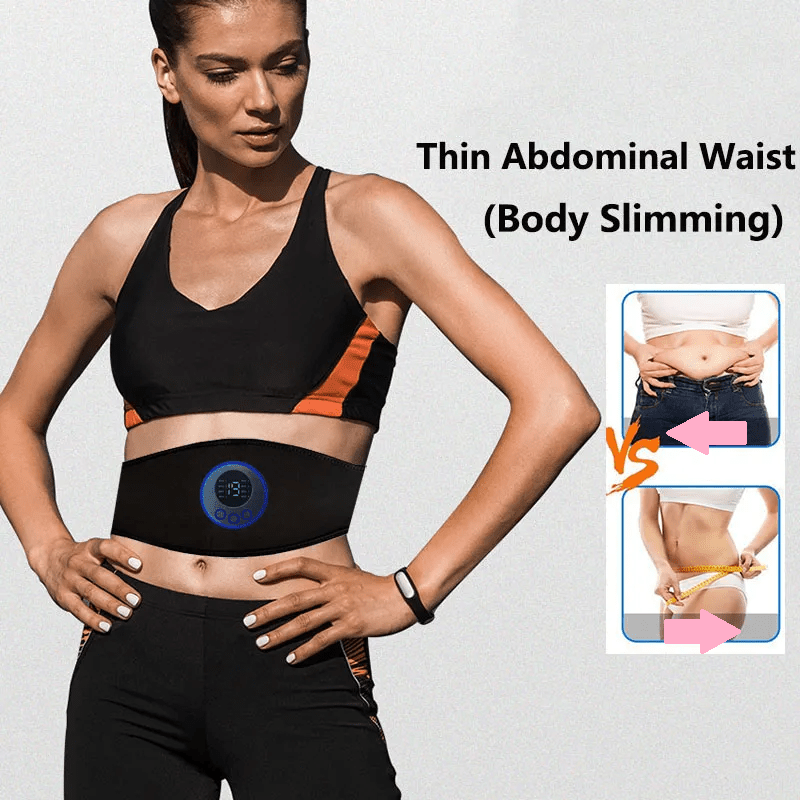 Lindegade | EMS Abs Trainer – 19-niveau abdominal muskelstimulator til kernestyrkelse