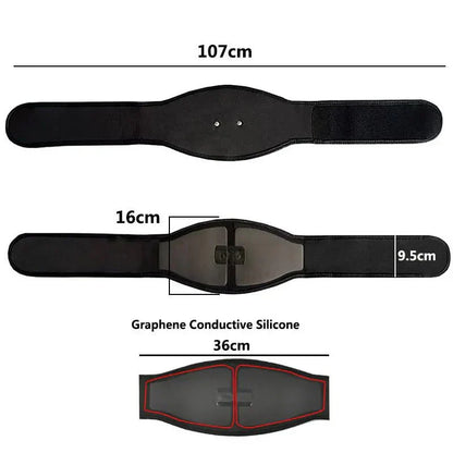 Lindegade | EMS Abs Trainer – 19-niveau abdominal muskelstimulator til kernestyrkelse