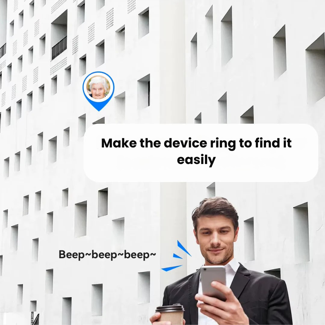 Lindegade | GPS Tracker til Ældre | Realtids Tracking, Vandtæt & Ingen Abonnementsgebyrer for Sindets Ro