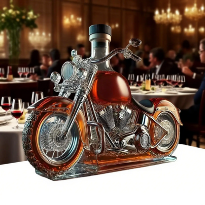 Lindegade | Harley Motorcykel Formet Whiskey Karaffel til Hjemmebaren