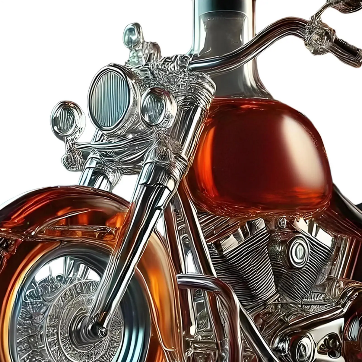 Lindegade | Harley Motorcykel Formet Whiskey Karaffel til Hjemmebaren