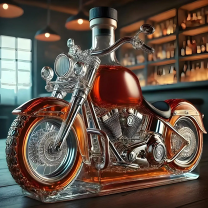 Lindegade | Harley Motorcykel Formet Whiskey Karaffel til Hjemmebaren