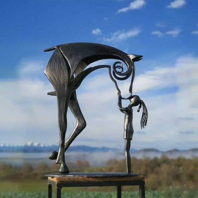Lindegade | Kiss Hest Skulptur
