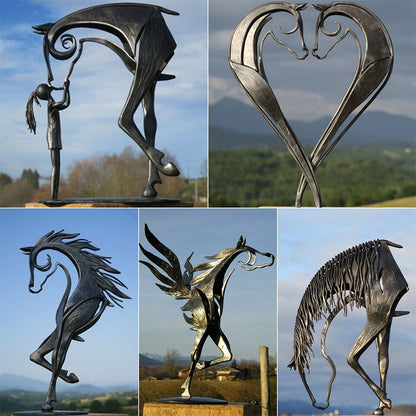 Lindegade | Kiss Hest Skulptur