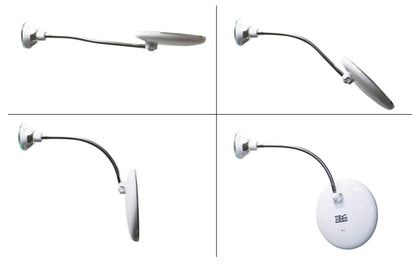Lindegade LED Forstørrelsesspejl med Fleksibel Hals | 10x Forstørrelse | Dagslys LED | Kosmetikspejl