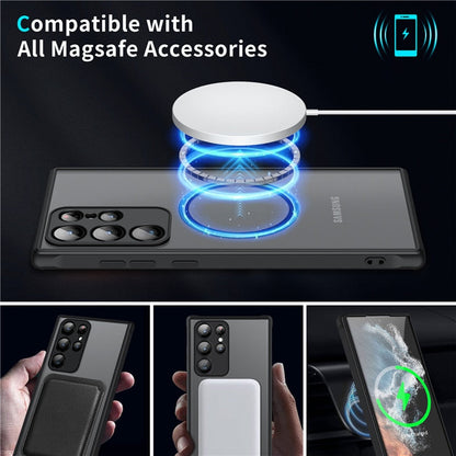 Lindegade | Magnetisk Samsung Telefonetui | Stødabsorberende Beskyttelse | Flere Farver