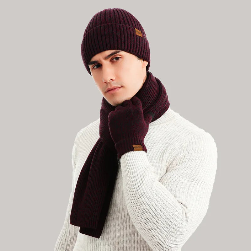 Lindegade Lindegade™ Cool Vinter Sæt | Med Cool Hue, Tørklæde og Handsker!