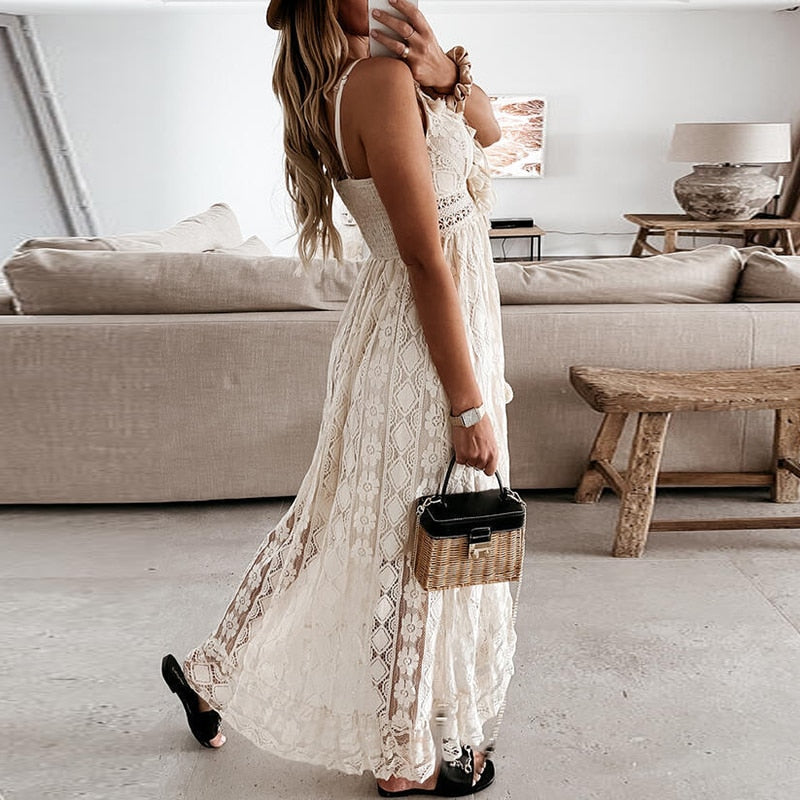 Lindegade Lindegade™ Sommer Mara Maxikjole | En elegant og chic kjole