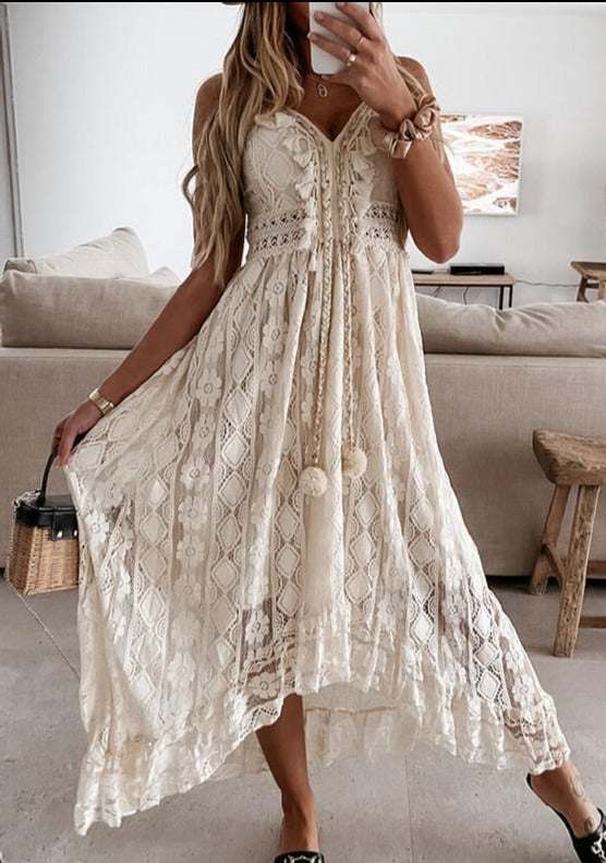 Lindegade Lindegade™ Sommer Mara Maxikjole | En elegant og chic kjole